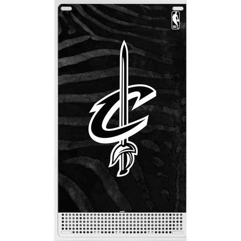 NBA Cleveland Cavaliers Black Animal Print Xbox Series S Console Skin